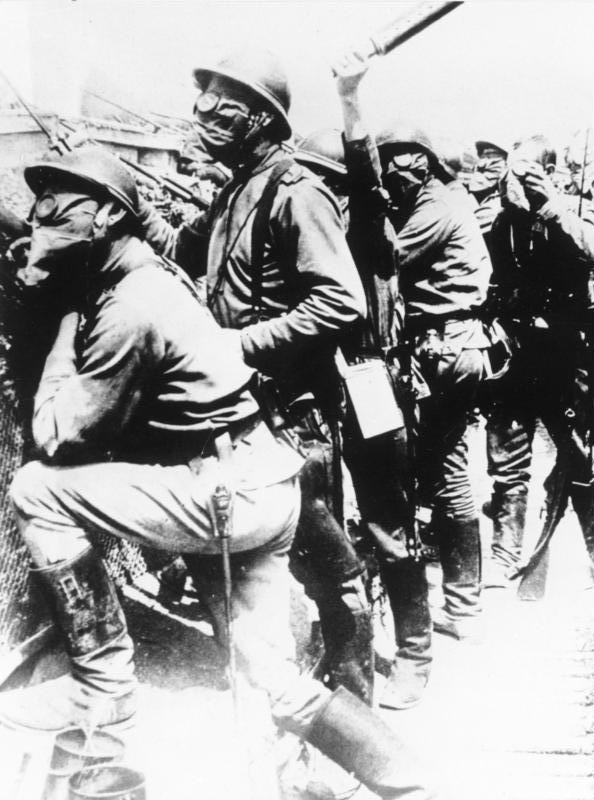 Руски војници на Западном фронту.