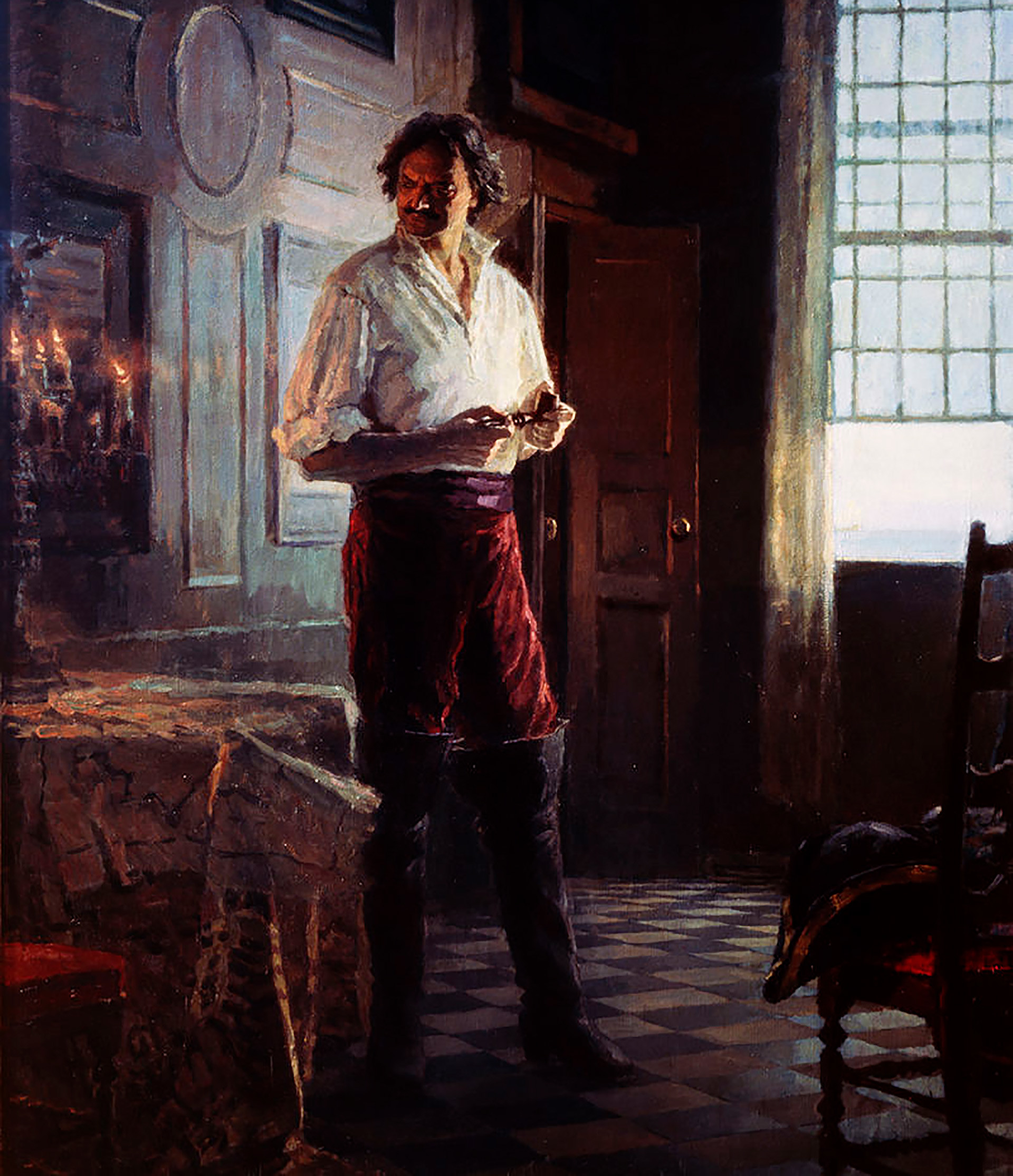 Peter I (Peter the Great), a painting by Sergei Kirillov.