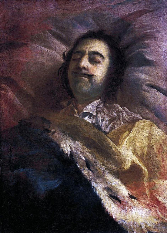 Ivan Nikitin, Pjotr I. na smrtni postelji.
