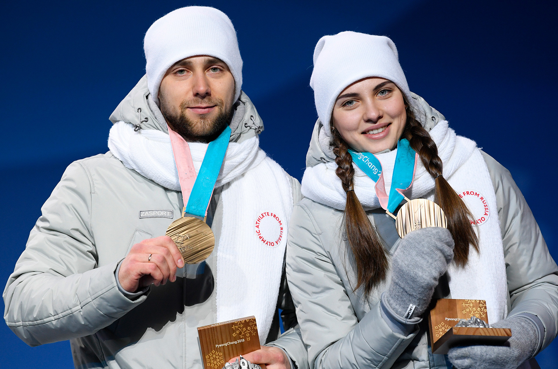 Alexander Krushelnitski y Anastasia Bryzgalova 