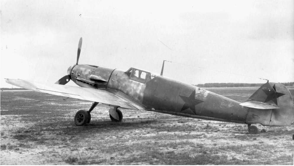 Zajet Messerschmitt Bf 109.
