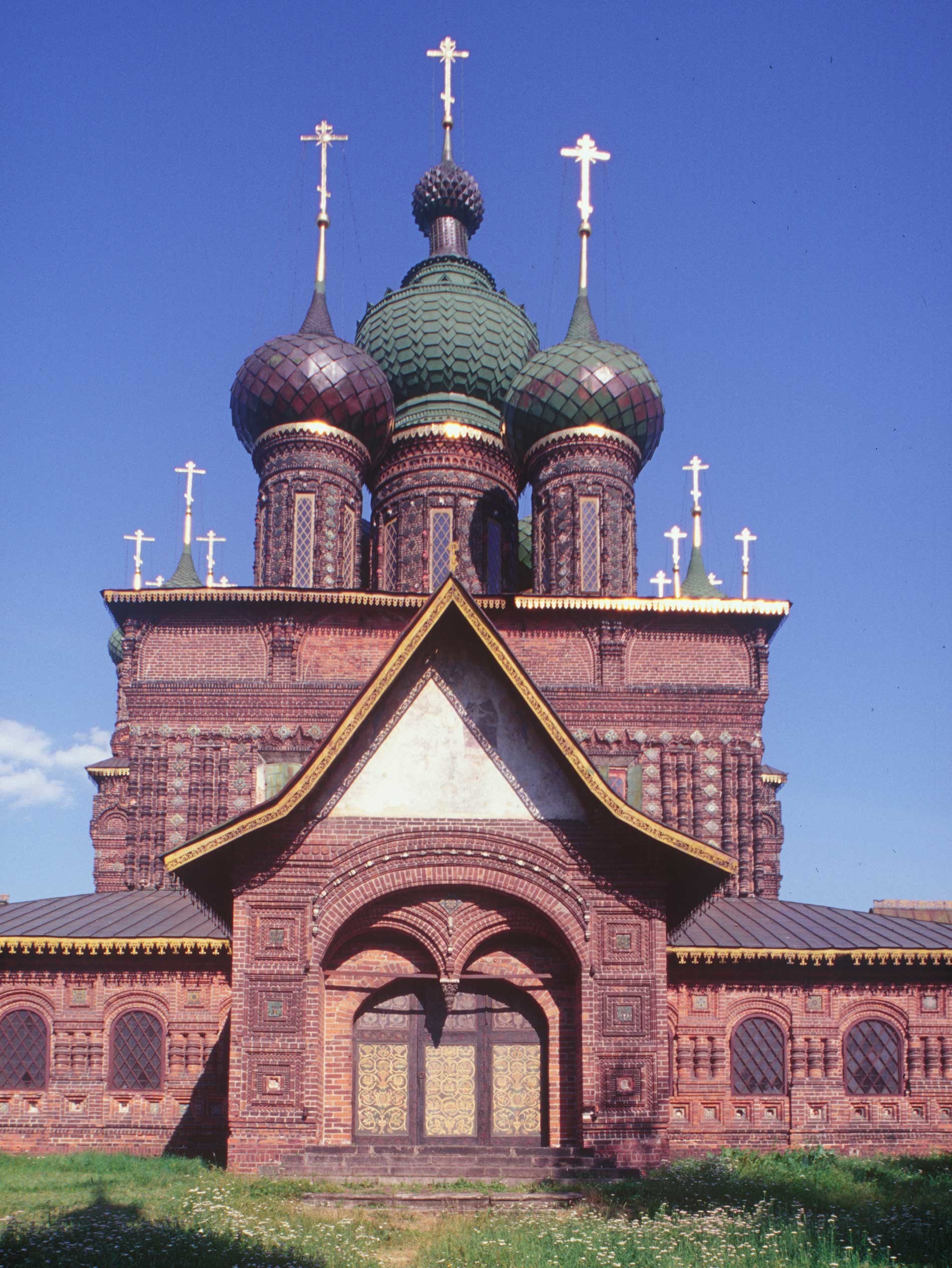 Iglesia de la Decapitación de Juan Bautista. Vista oeste. 24 de julio de 1997.