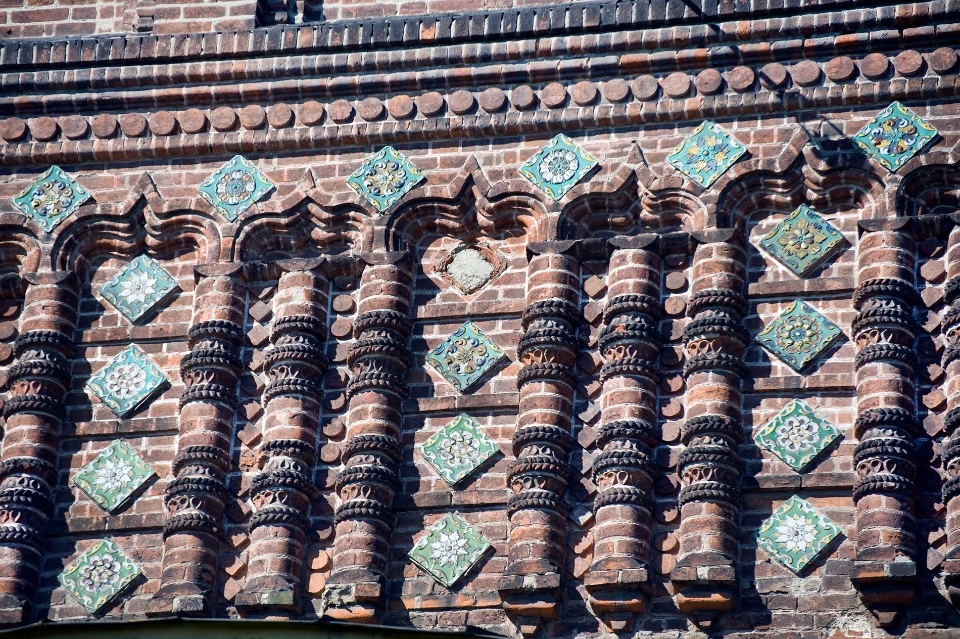 Iglesia de la Decapitación de Juan Bautista, detalle fachada este. 15 de agosto de 2017.