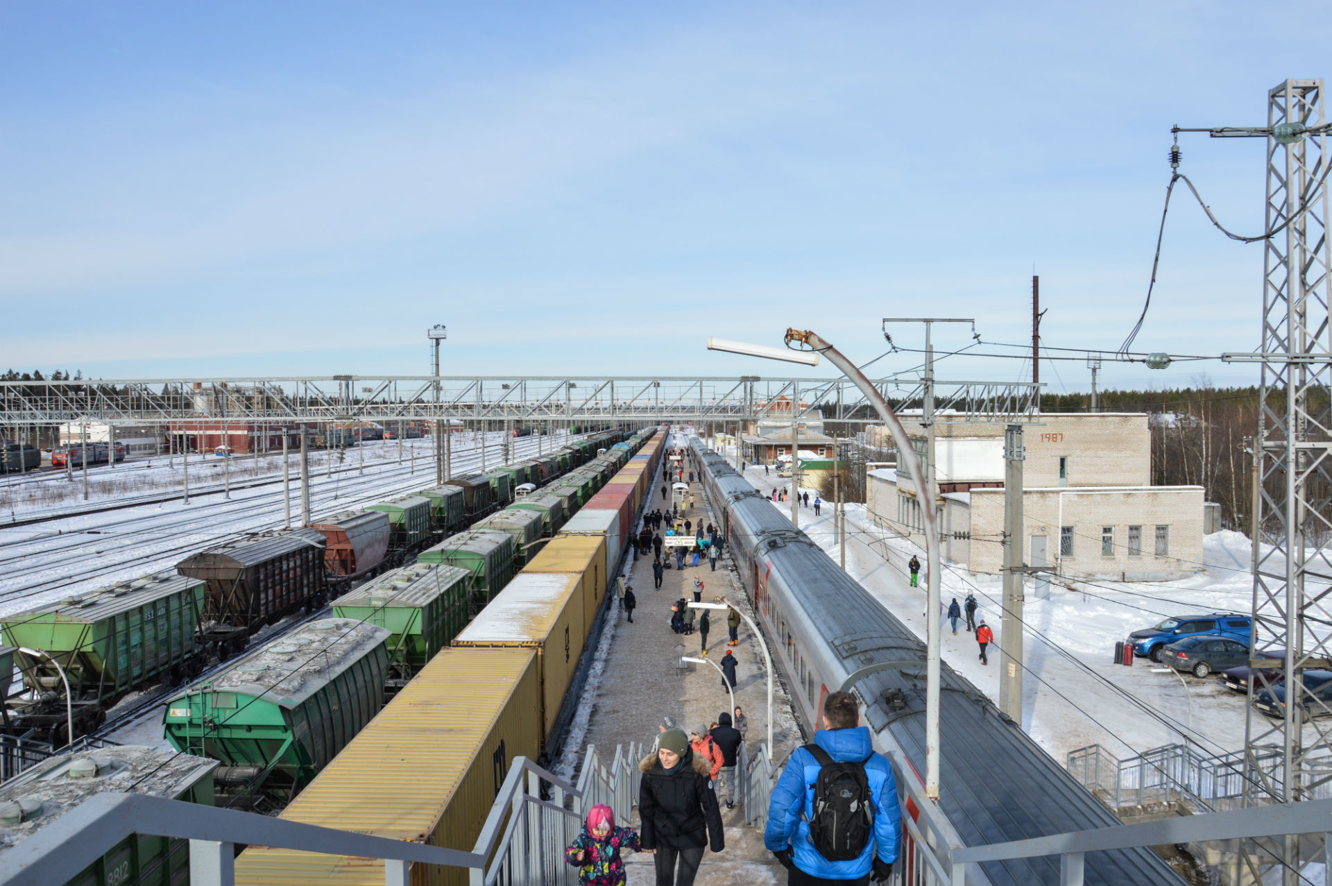 Nous avons à peine effectué la moitié du chemin et le paysage est déjà bien loin de celui de Moscou.