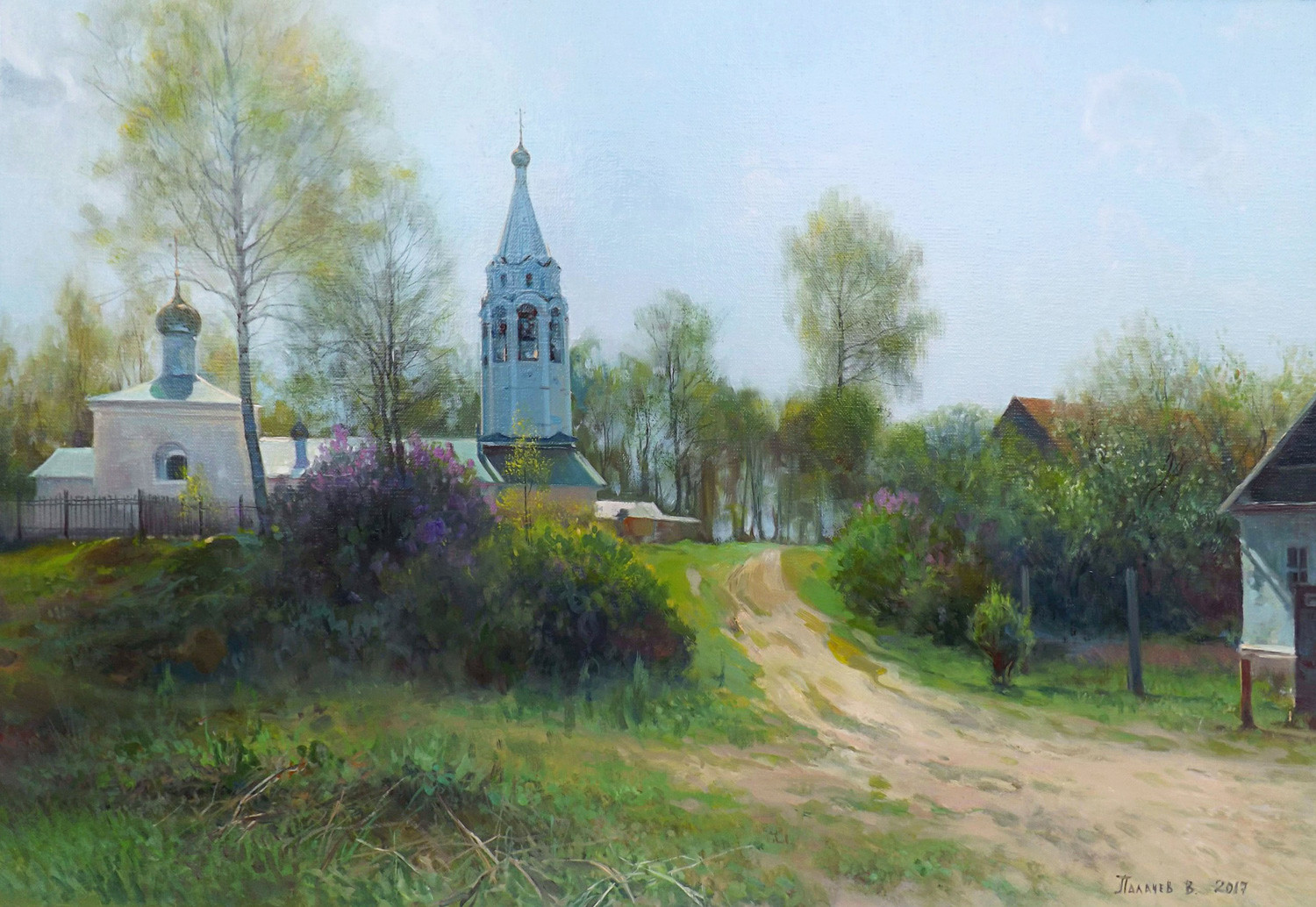 “Primavera en la colina Tugóvai” (Yaroslavl).