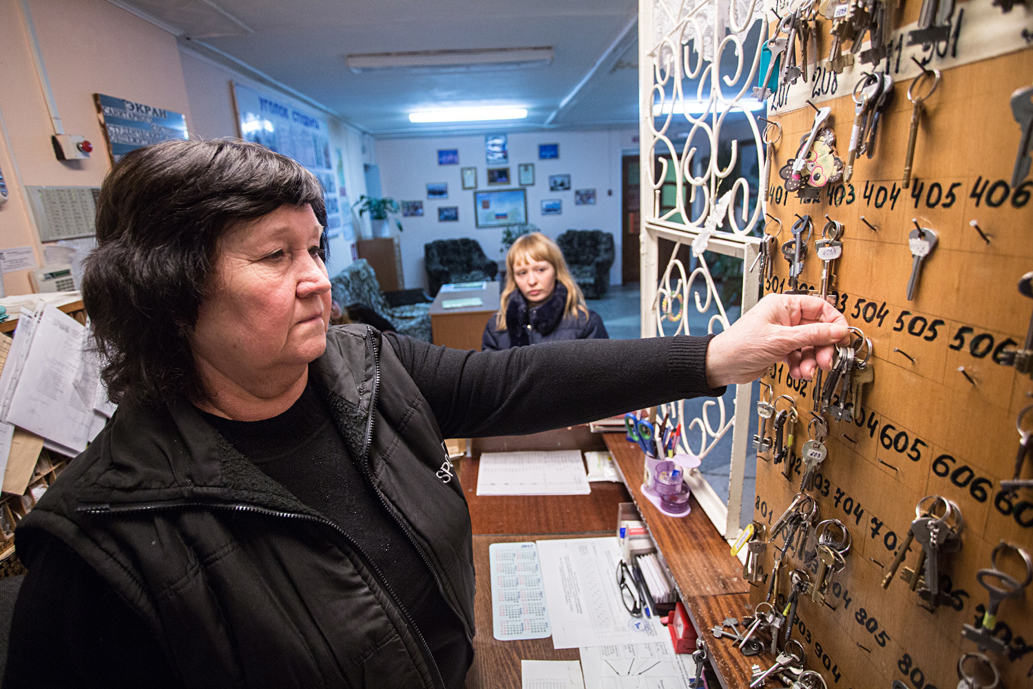 Security at Omsk State Agrarian University dormitory