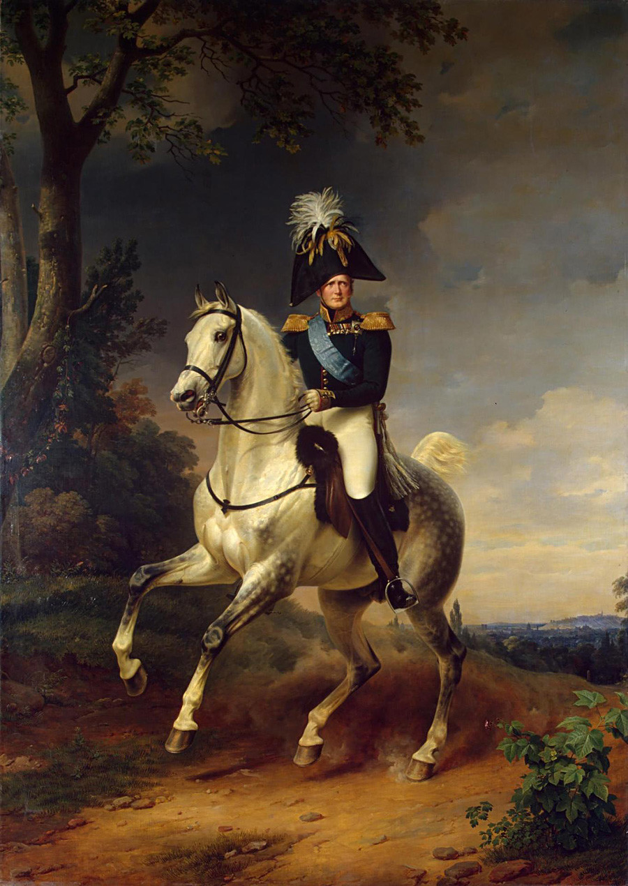 Франц Кругер: „Портрет Александра I”, 1837.