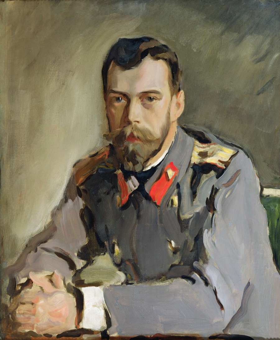Валентин Серов: „Портрет Николаја II”