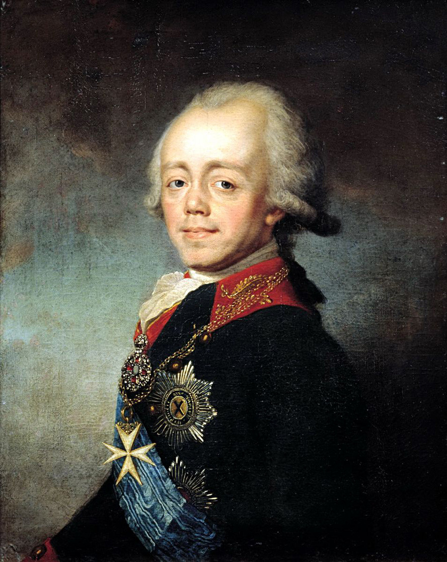 Portrait de l'empereur Paul Ier par Stepan Chtchoukine