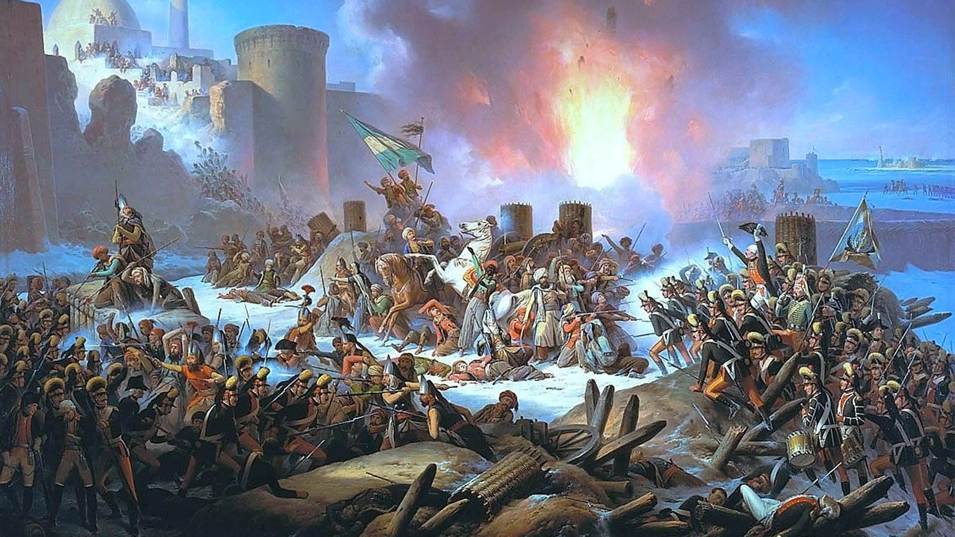 John Paul Jones se tornou uma das principais figuras na batalha bem-sucedida da Rússia acerca da fortaleza turca de Otchakov