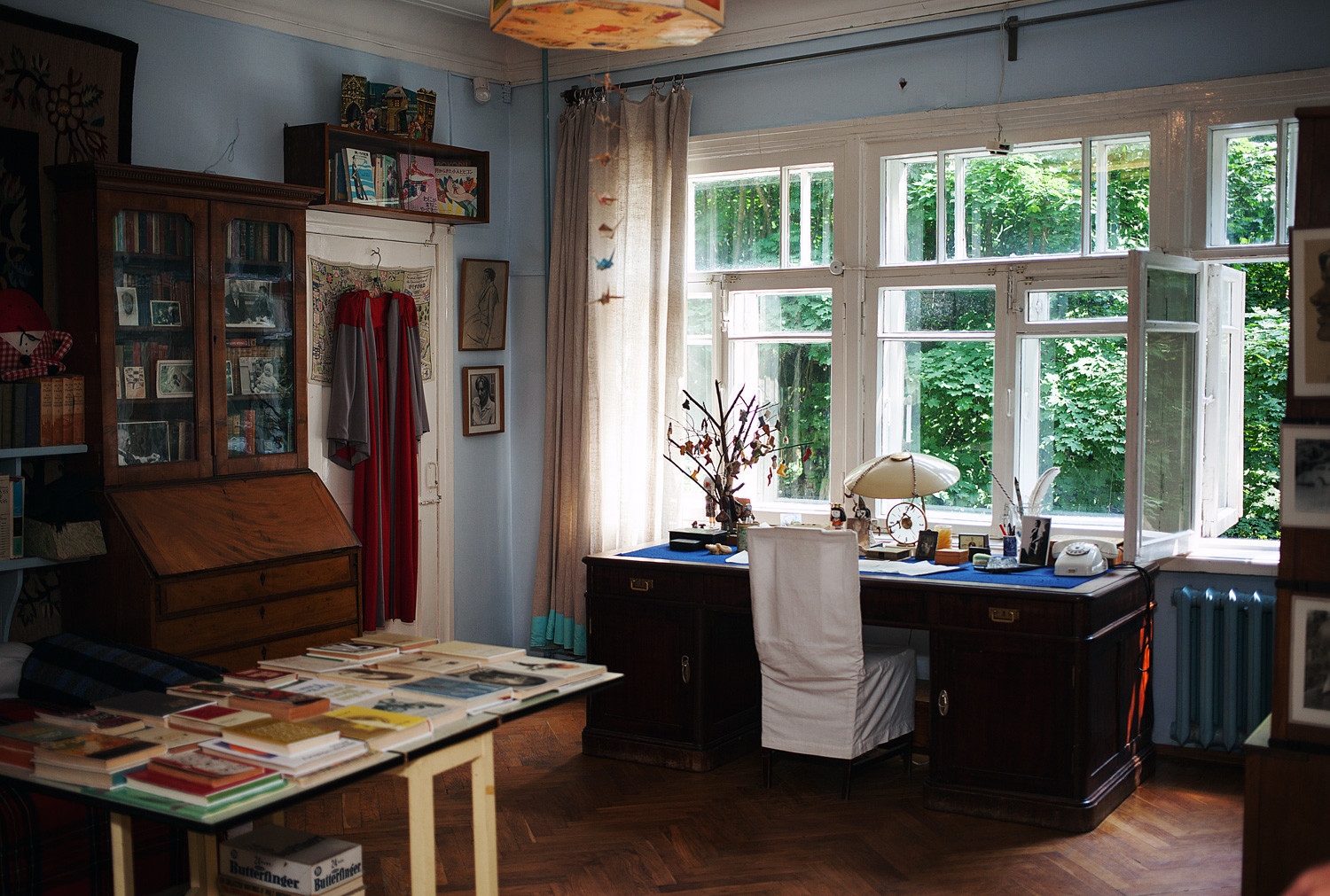Soba u kojoj je živio pisac Kornej Čukovski u njegovoj spomen kući u Peredelkinu.
