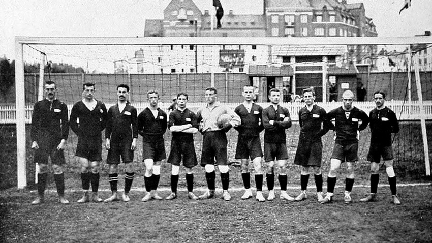 Russische Fußballnationalmannschaft bei den Olympischen Spielen in Schweden, 1912