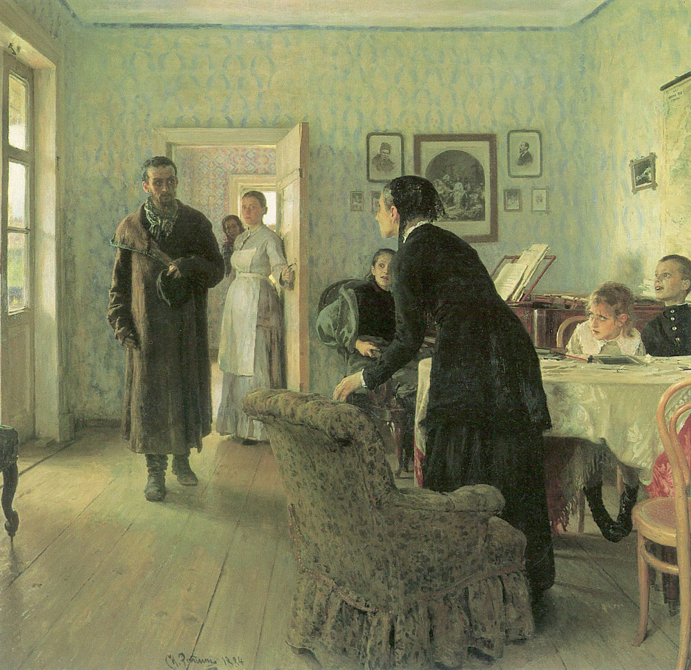 Visiteur inattendu par Ilya Repine 