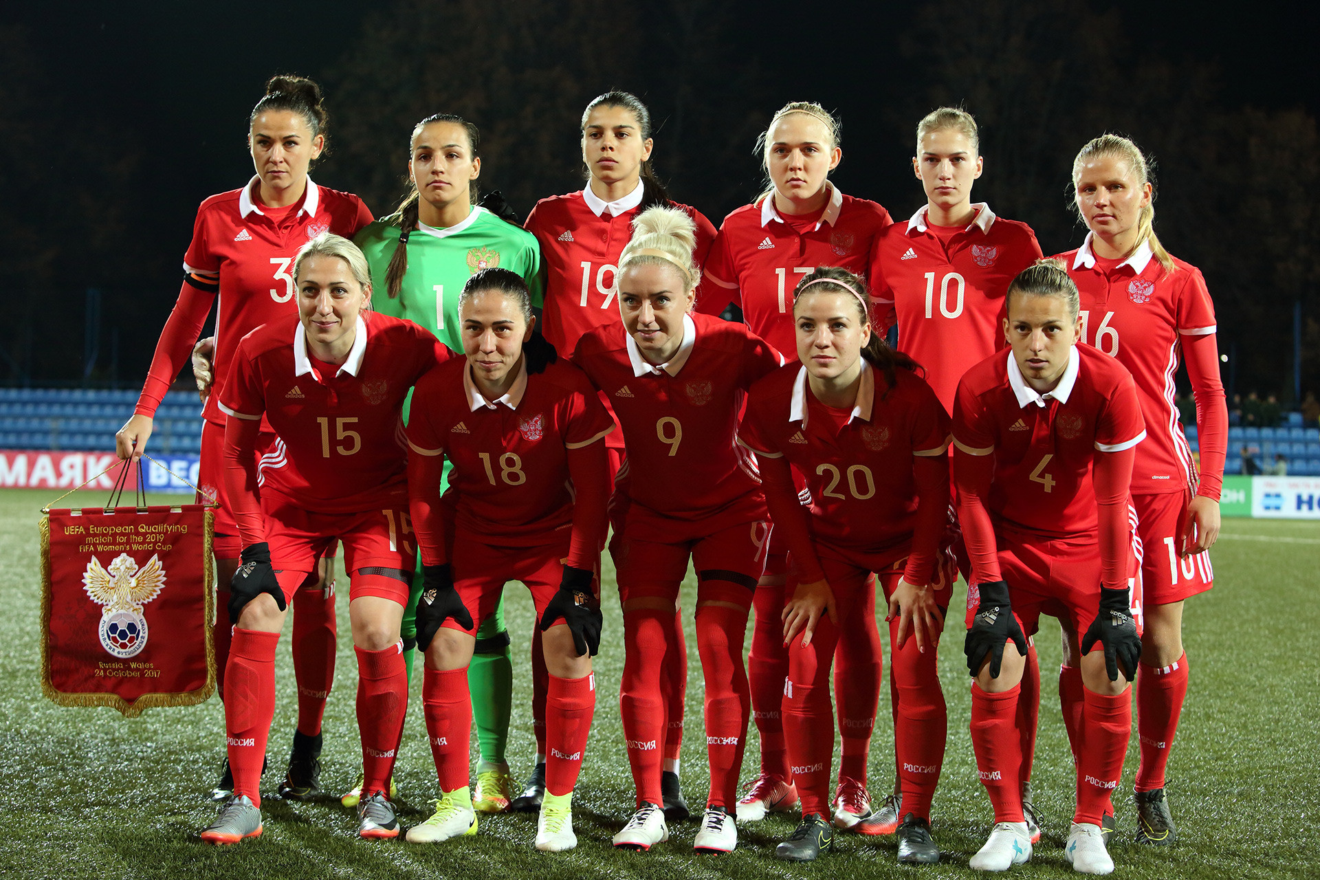 女子サッカーのナショナルチーム