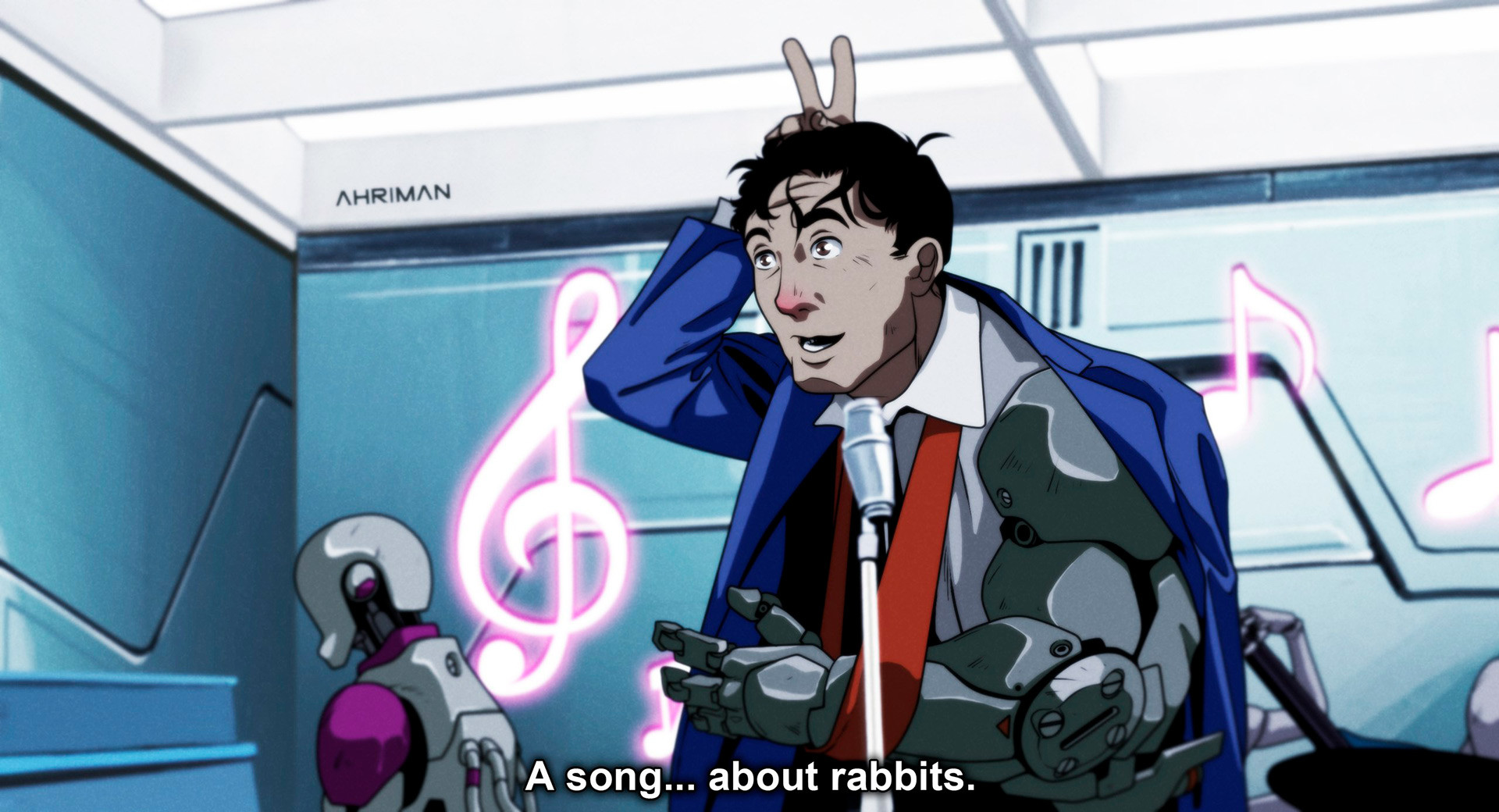 Une chanson ... sur les lapins.