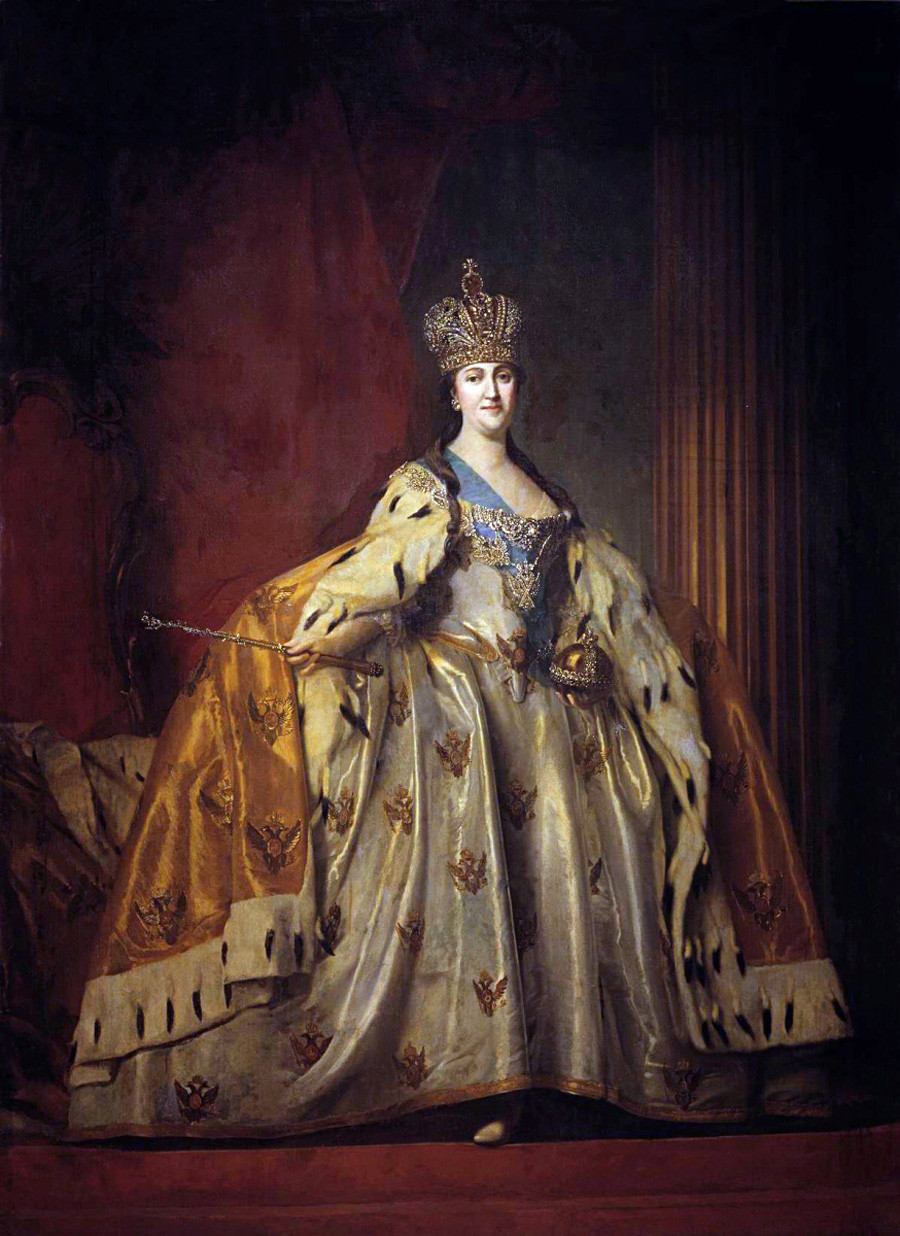 Katharina die Große von Wladimir Borowikovski, 1779