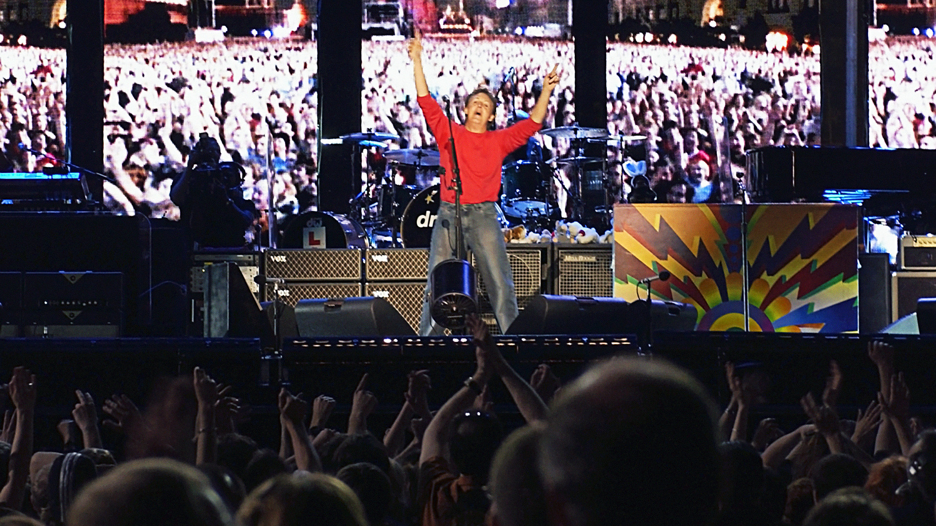 Prvi nastup Paula McCartneyja na moskovskom Crvenom trgu u njegovoj 40-godišnjoj karijeri 2003. godine.