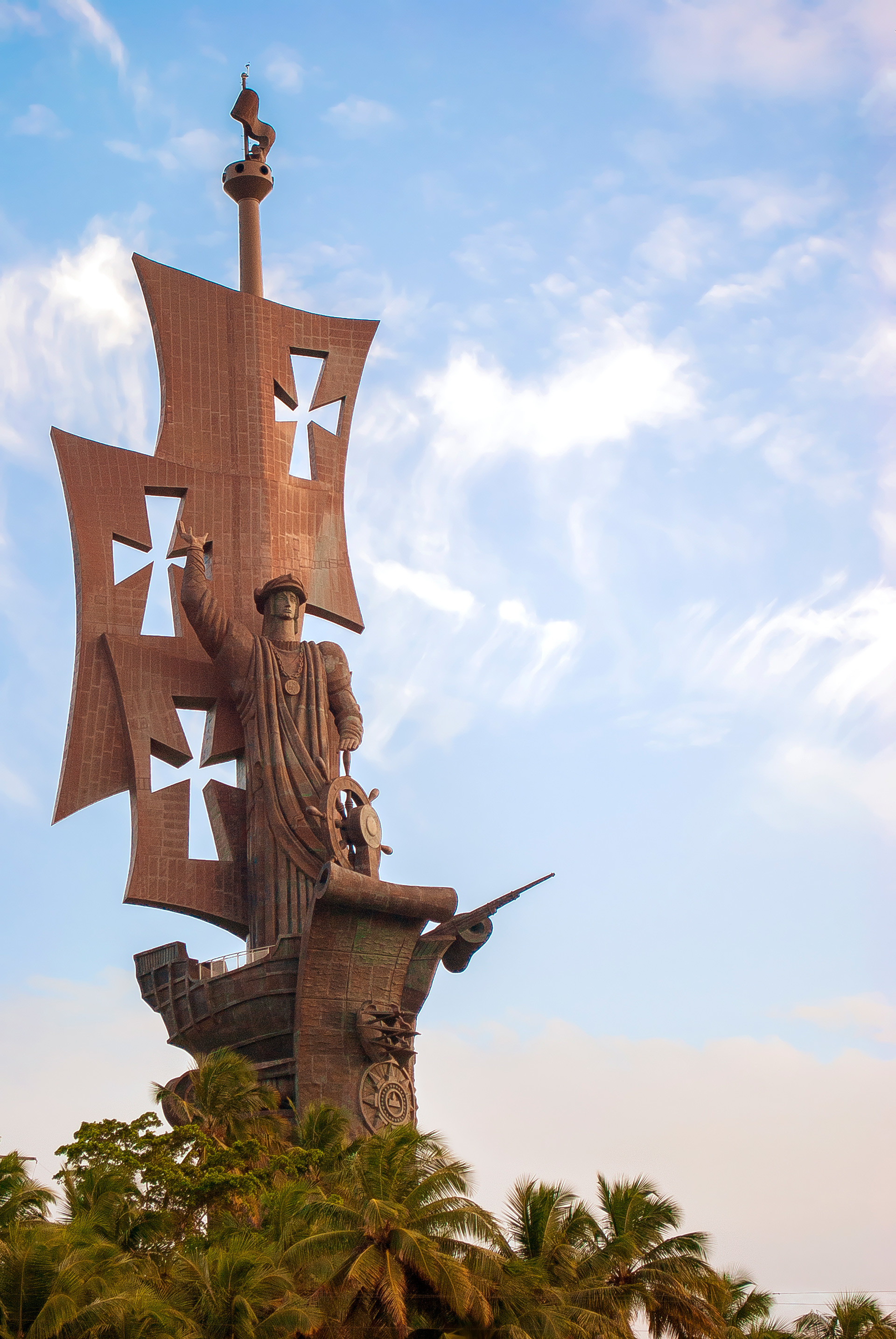 La statue de Christophe Colomb à Porto Rico