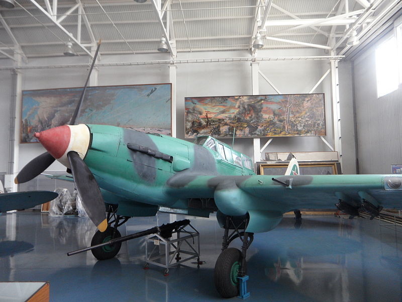 Il-2 Sturmovik, en el Museo Central de las Fuerzas Aéreas de Mónino.