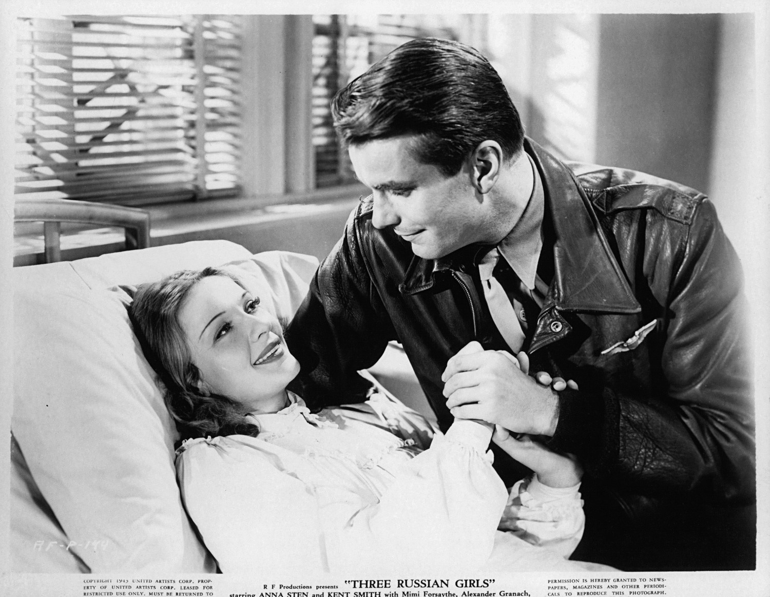 Кент Смит и Ана Стен у филму „Три Рускиње“, 1943.