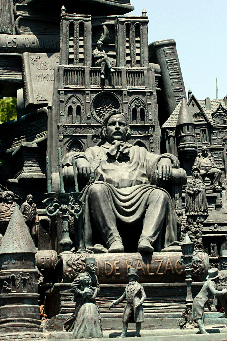 The monument to Honore de Balzac