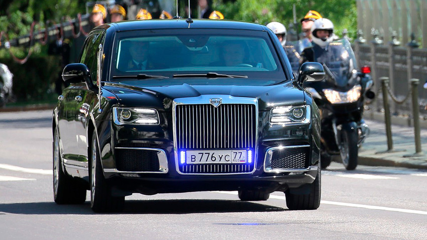 Première apparition de la nouvelle limousine présidentielle russe