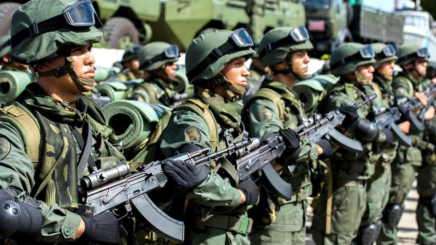 Въоръжени сили на Венецуела с АК-103