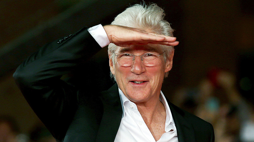 Richard Gere's most recent visit to Russia was last November when he came to Moscow to introduce the nominees for some music awards