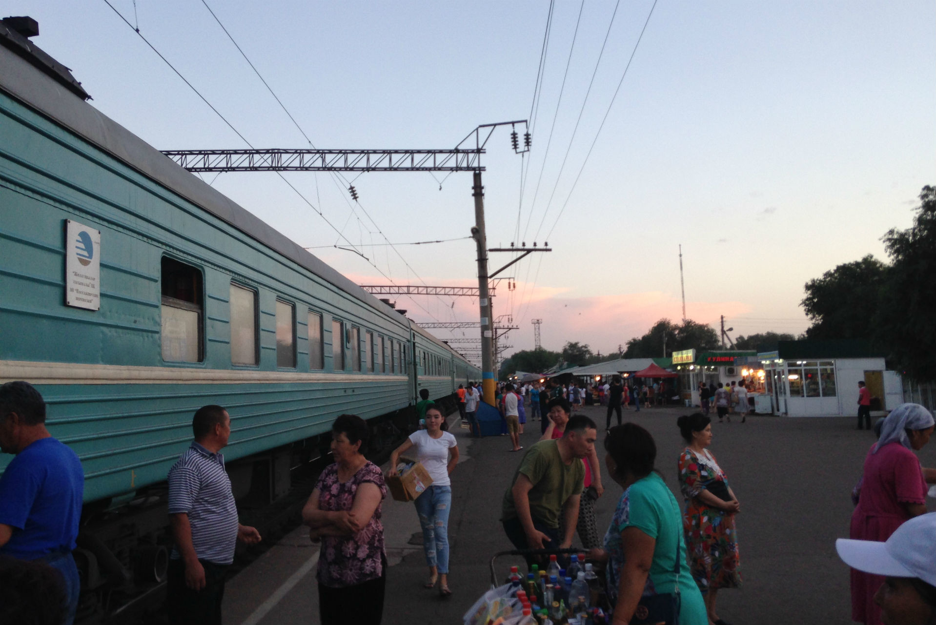 Les gares d'Asie centrale ne sont effectivement pas bien différentes de celles que l'on trouve en Russie.