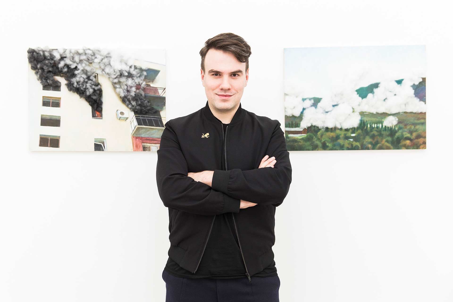 Serguéi Gushchin abrió una galería de arte Fragment en el centro de Moscú.