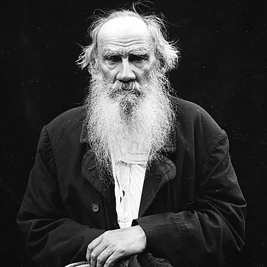 Leo Tolstoy (though he was younger than in this photo while suffering from sex addiction). 