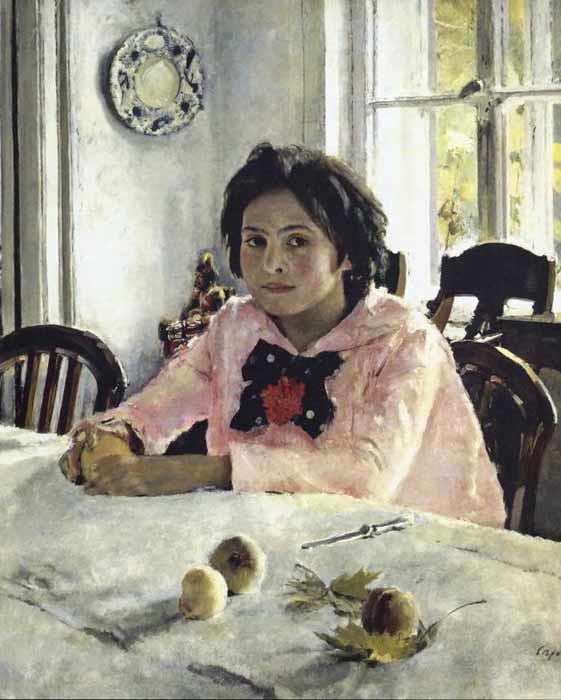 Das Mädchen mit Pfirsichen, 1887
