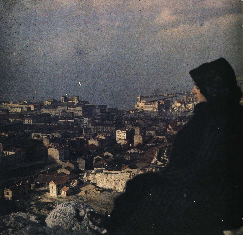 Andrejews zweite Frau Anna in Marseille 1910