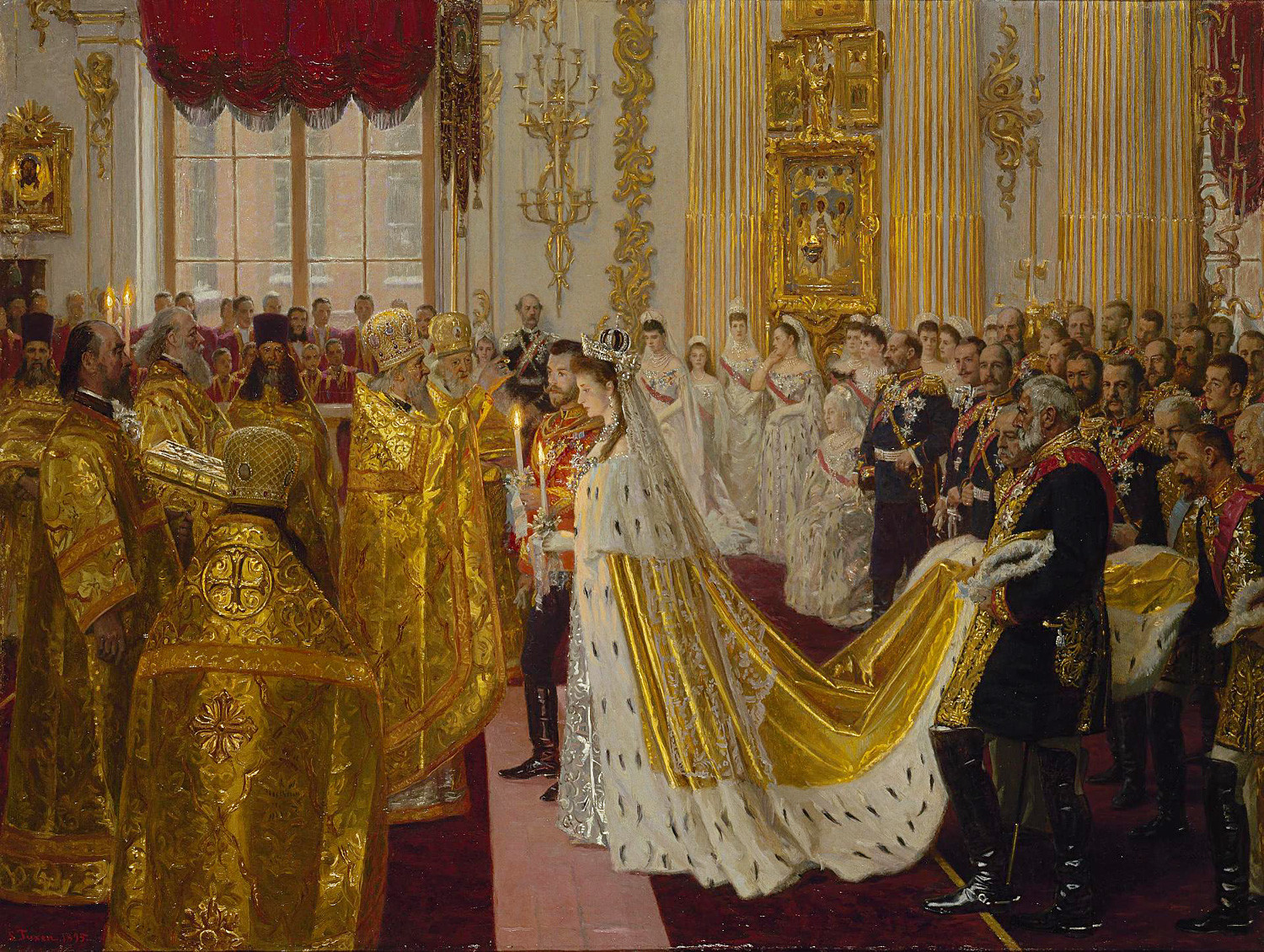 Бракосъчетанието на Николай II и великата княгиня Александра Федоровна