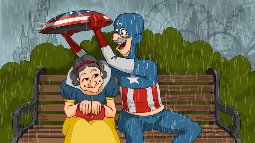 Snow White and Captain America