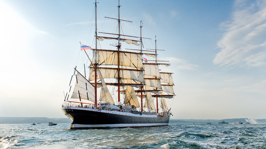 Barque Sedov - World's Largest Sailing Ship Returns To Sea
