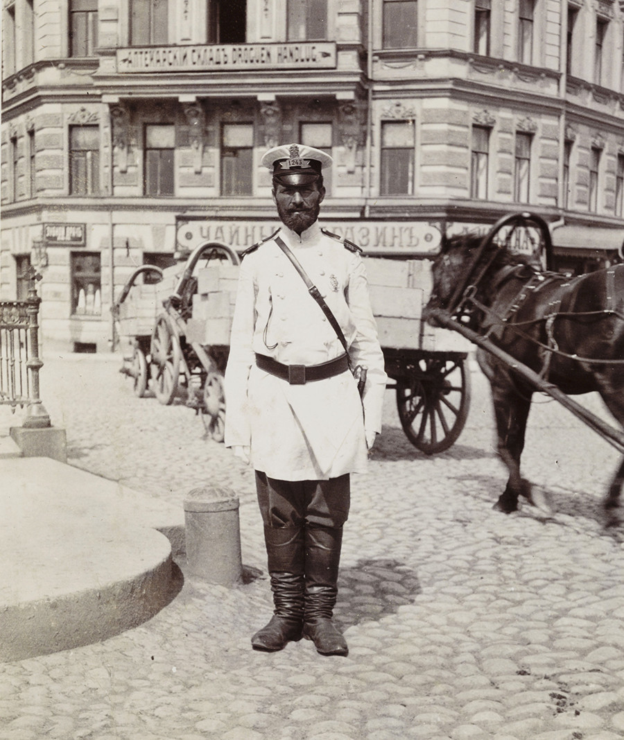 Agente policial russo em 1905