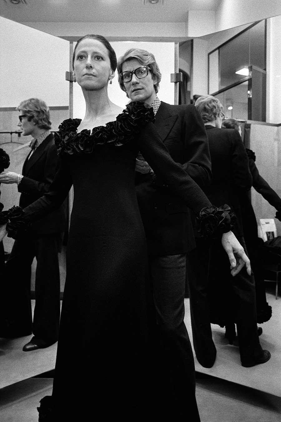 マイヤ・プリセツカヤとイヴ・サン＝ローラン、1971年
