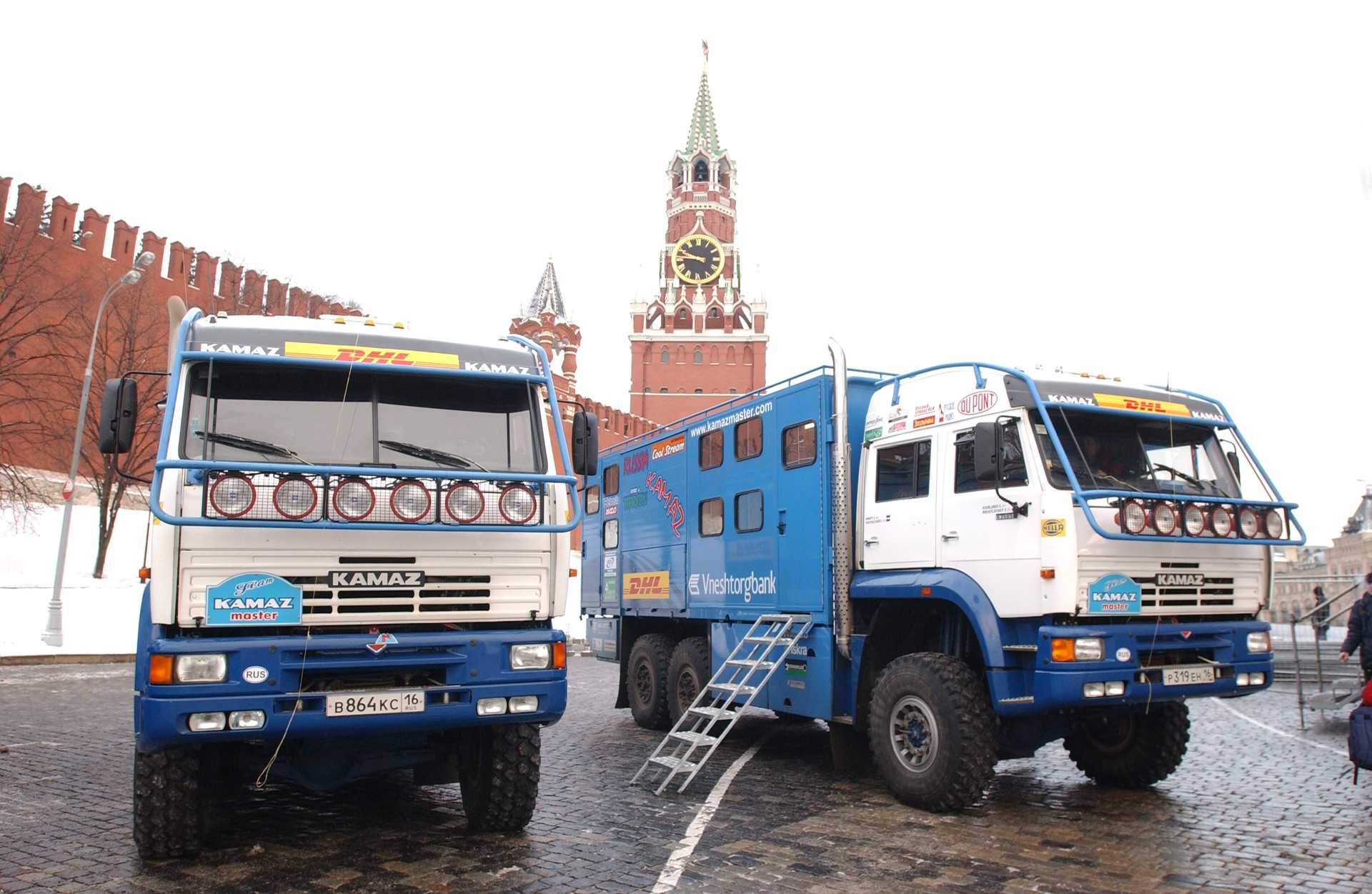 Tovornjaki dirkalne ekipe KAMAZ-Master