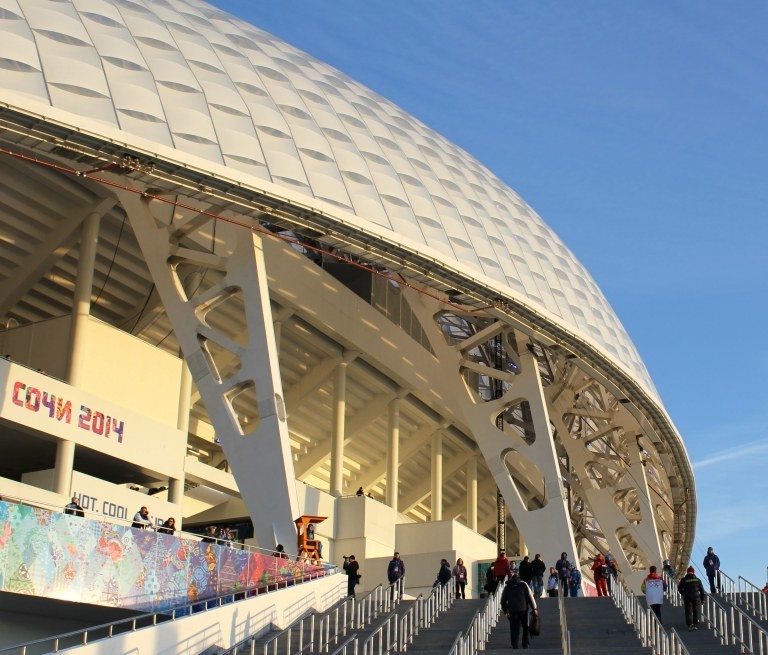 Das Fischt-Stadion in der Olympiastadt Sotschi