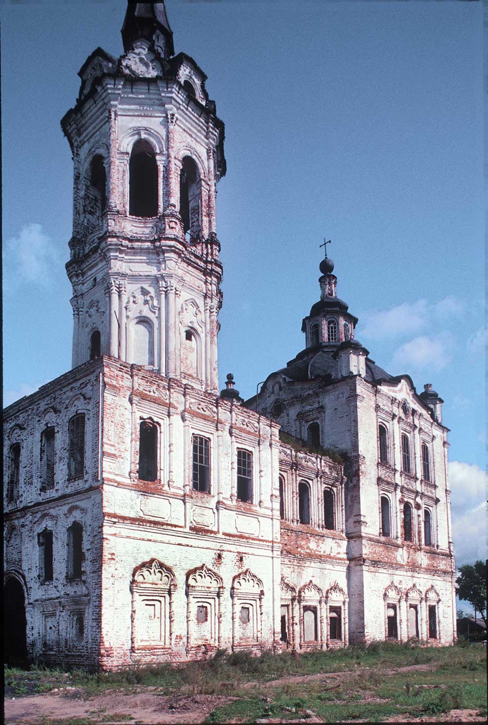 Church of Elevation of the Cross, southwest view. August 31, 1999.