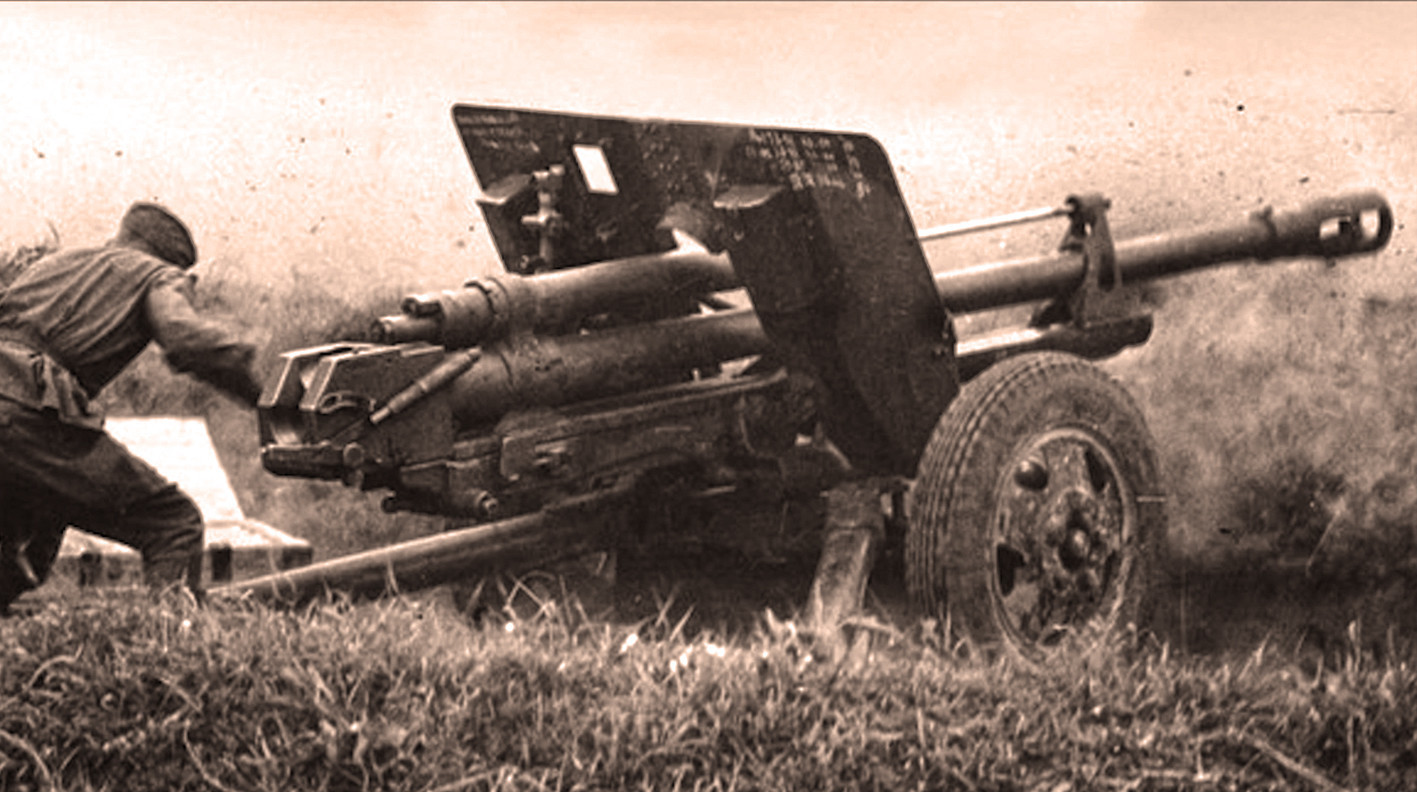 Сколько фашистских танков уничтожил артиллерист борисов. 76 Мм пушка ВОВ. Пушка Великой Отечественной войны ЗИС-3. 76 Мм дивизионная пушка 1942 года. Противотанковая пушка ЗИС-2.