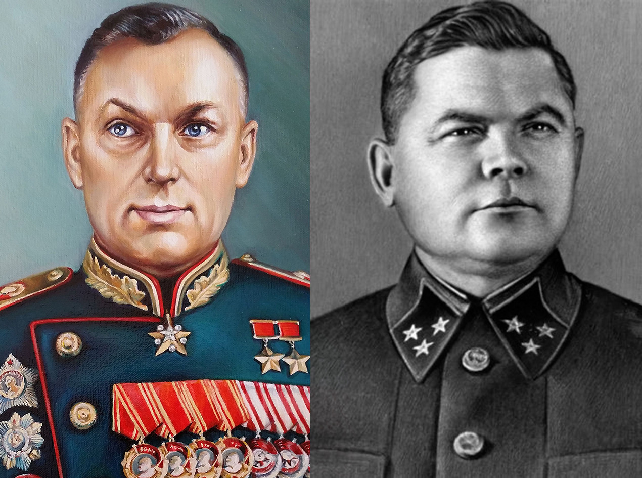 Generala Rokosovski in Vatutin