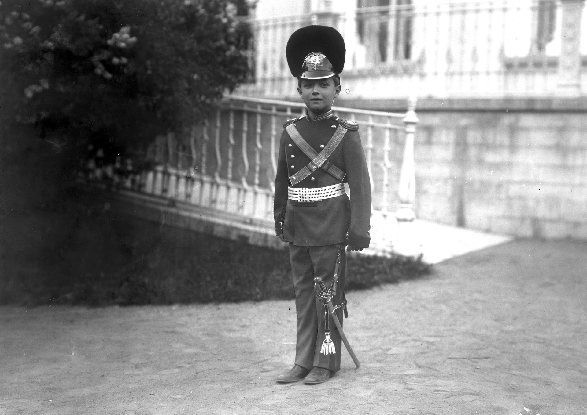 El príncipe heredero Alexéi Nikoláievich, 1911.