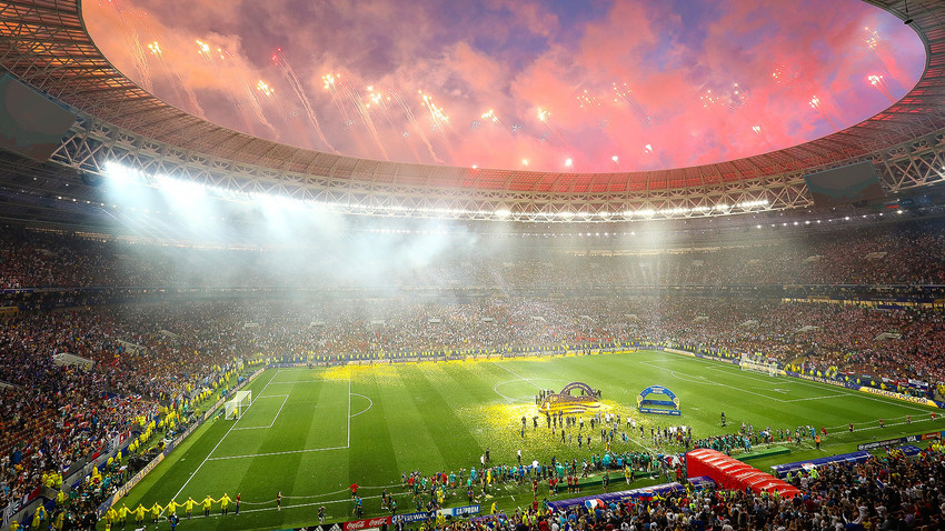 Les Bleus champions du monde : les meilleurs moments de la finale  France-Croatie en images