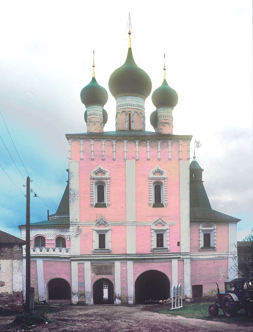 Church of the Purification over North Gate, south view. October 4, 1992.