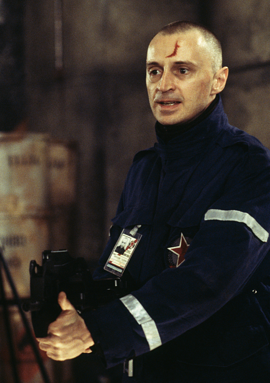 L’acteur écossais Robert Carlyle dans la peau de Renard, dans Le monde ne suffit pas, 1999