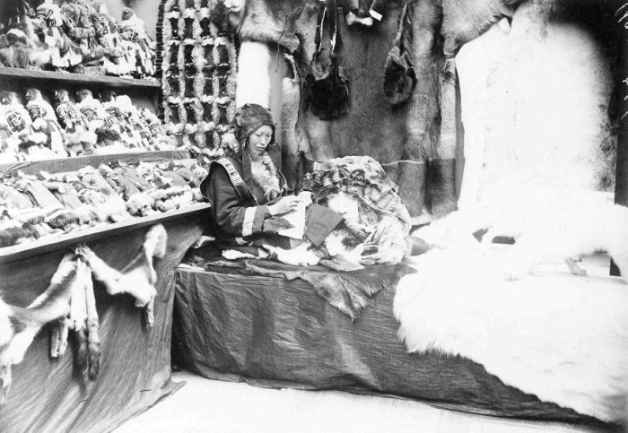 Comerciantes del norte de Rusia.
