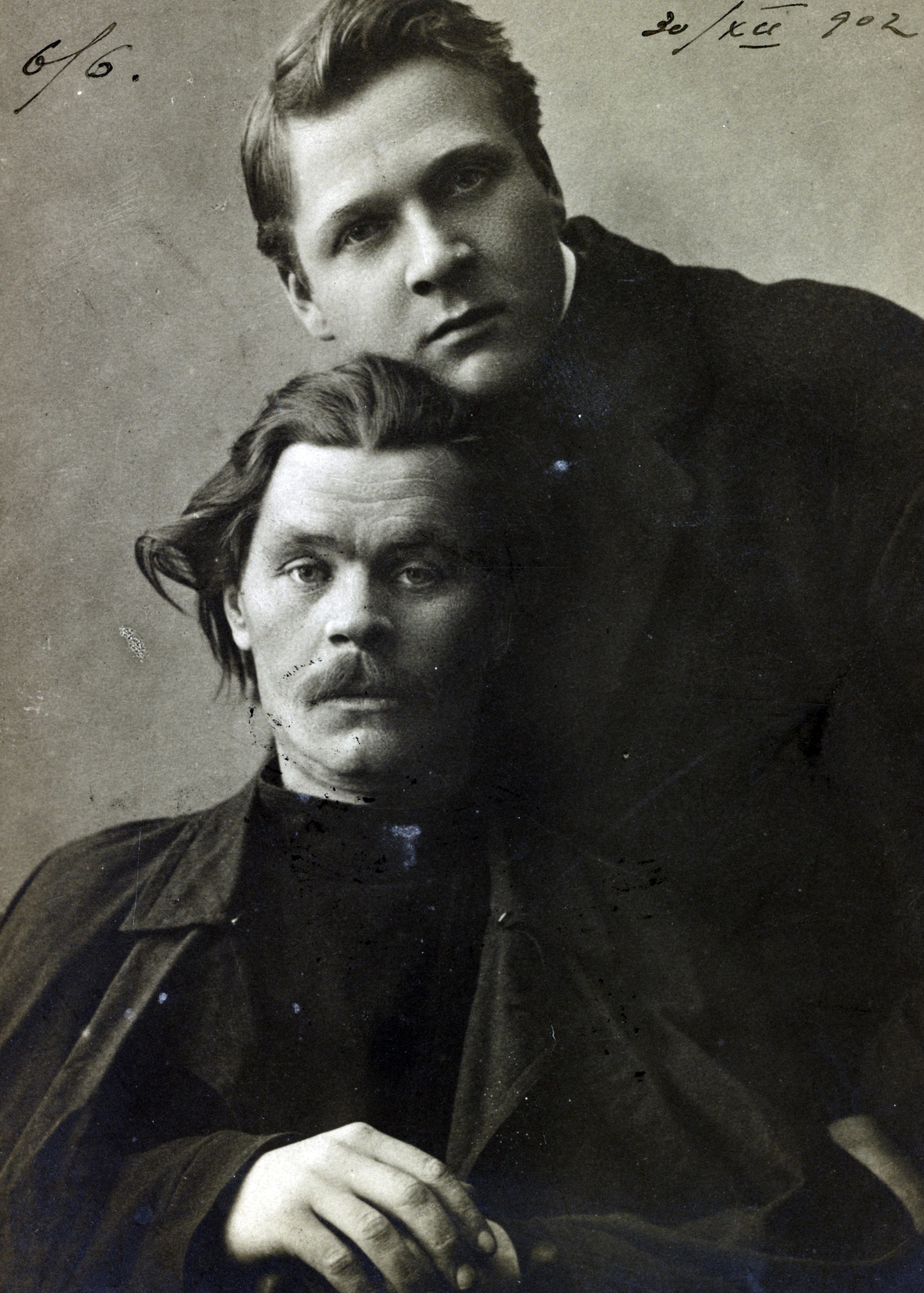Maxim Gorky et Fiodor Chaliapine