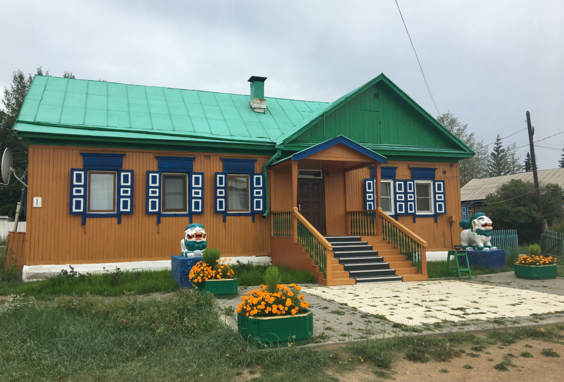 Bâtiment au sein du complexe d'Ivolga.